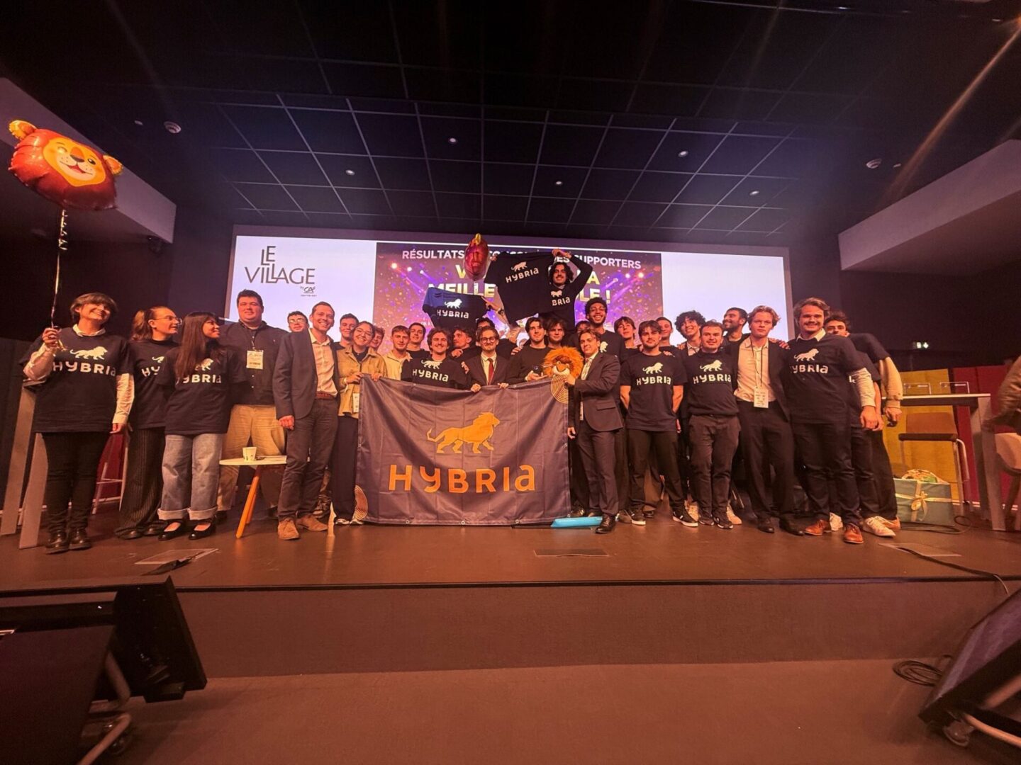 Étudiants HYBRIA finale DCF Challenge Lyon au Village by CA.